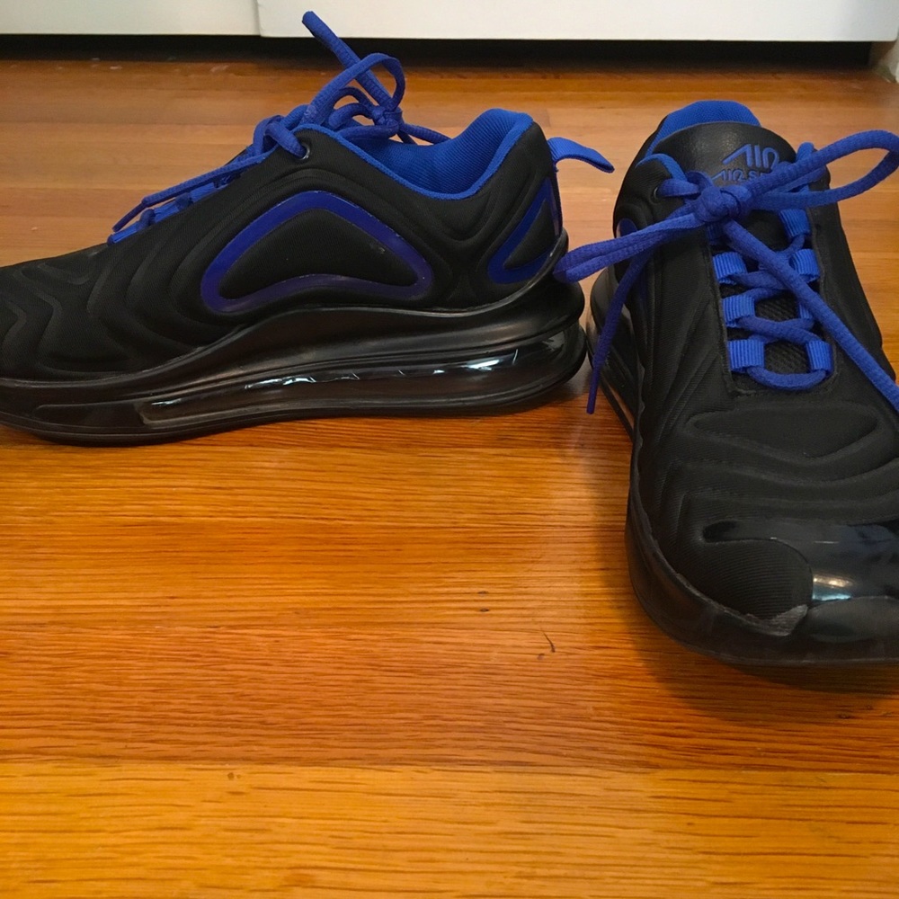 Blue and black shoes!!